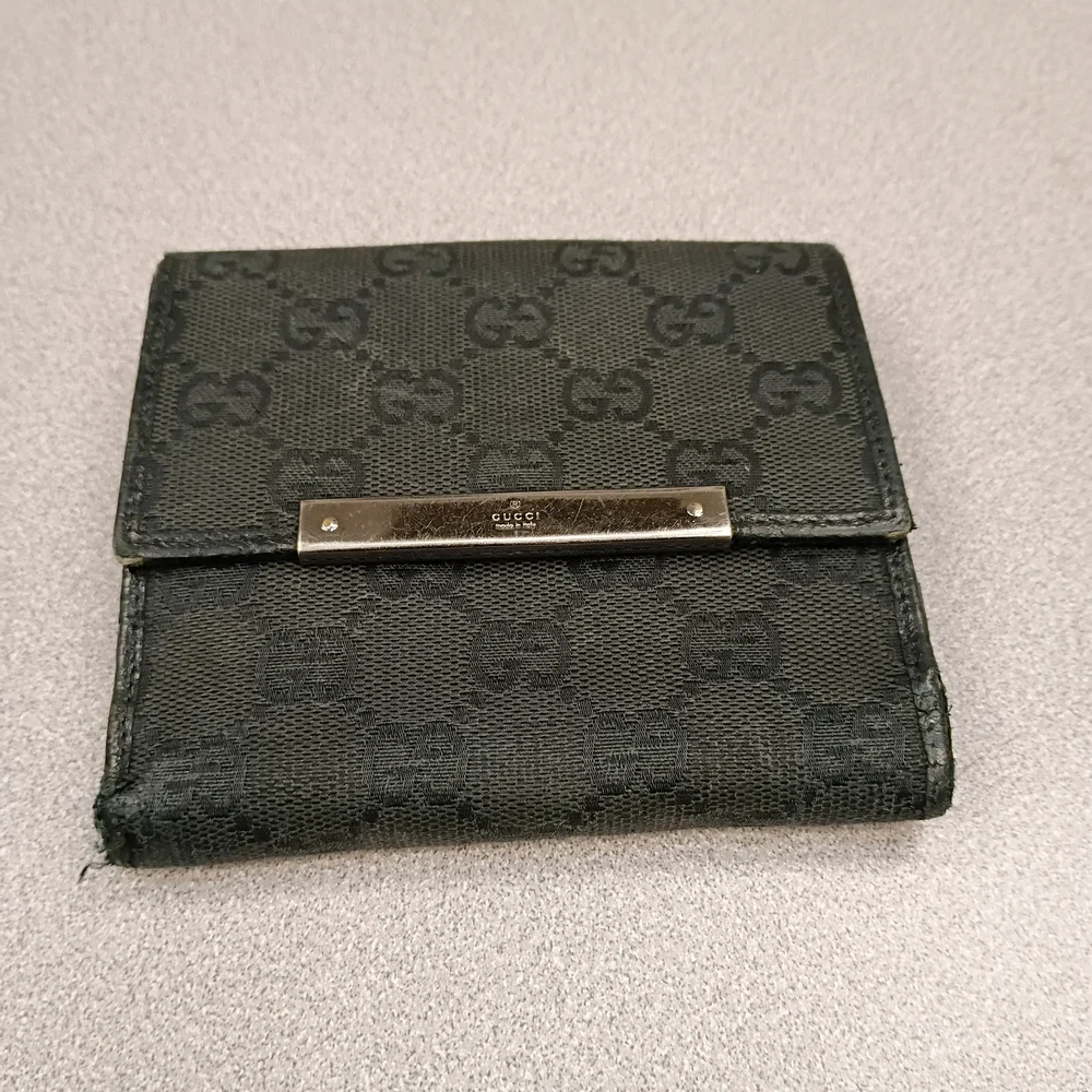 Classic Black Leather Bifold Wallet